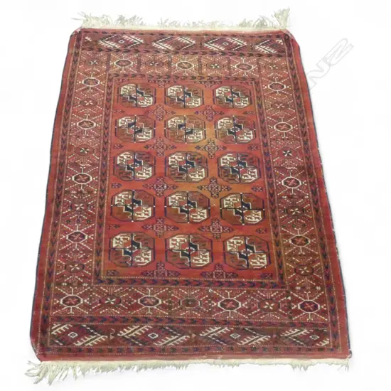 HAND KNOTTED ALL WOOL RUG 1300x980mm