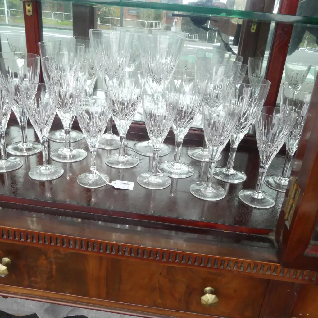 LRG COLLECTION CRYSTAL GLASSES, VARIOUS SIZES Image 1++