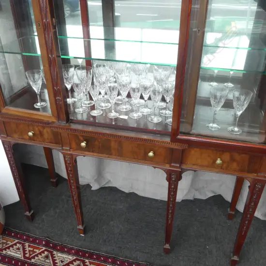 LRG COLLECTION CRYSTAL GLASSES, VARIOUS SIZES