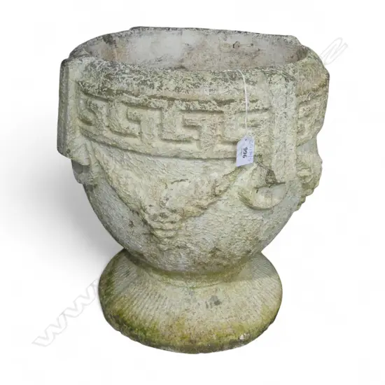 CONCRETE GARDEN POT H.415mm, 400mm dia