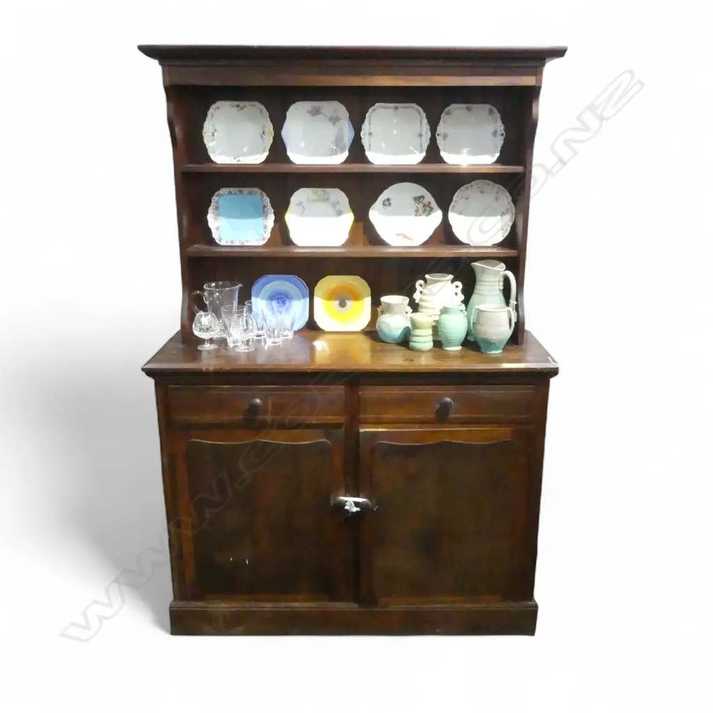 EARLY 20th KITCHEN DRESSER 1310x455x1950mm Image 1++