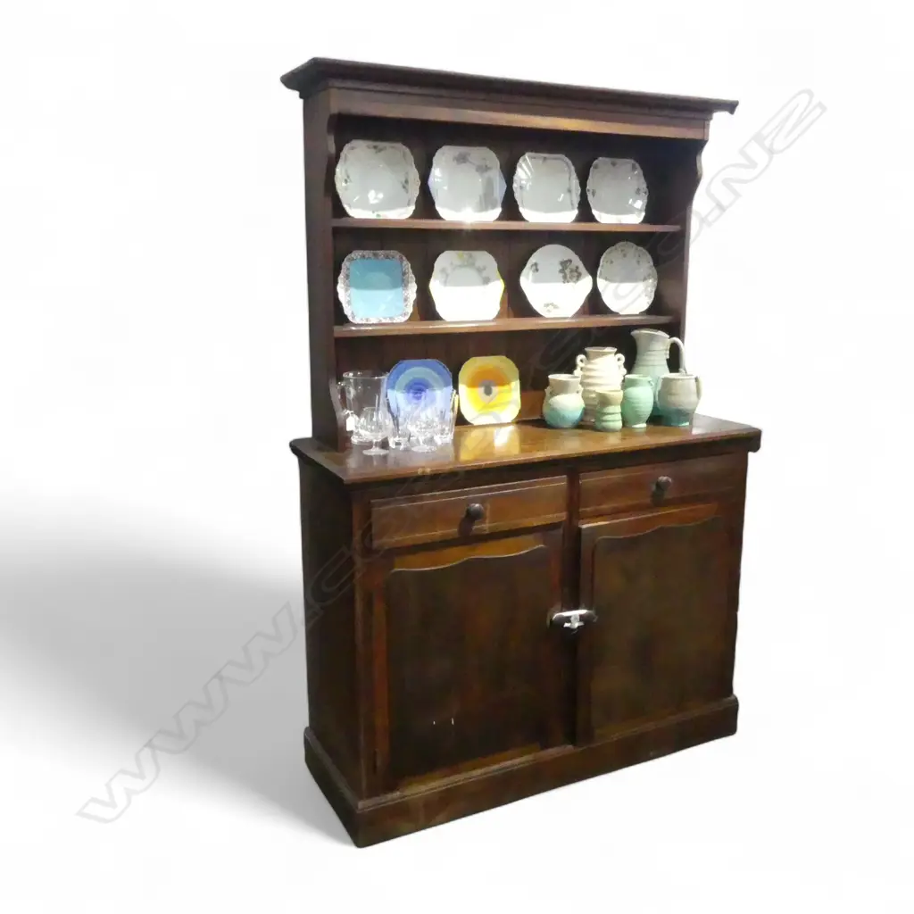 EARLY 20th KITCHEN DRESSER 1310x455x1950mm Image 1++