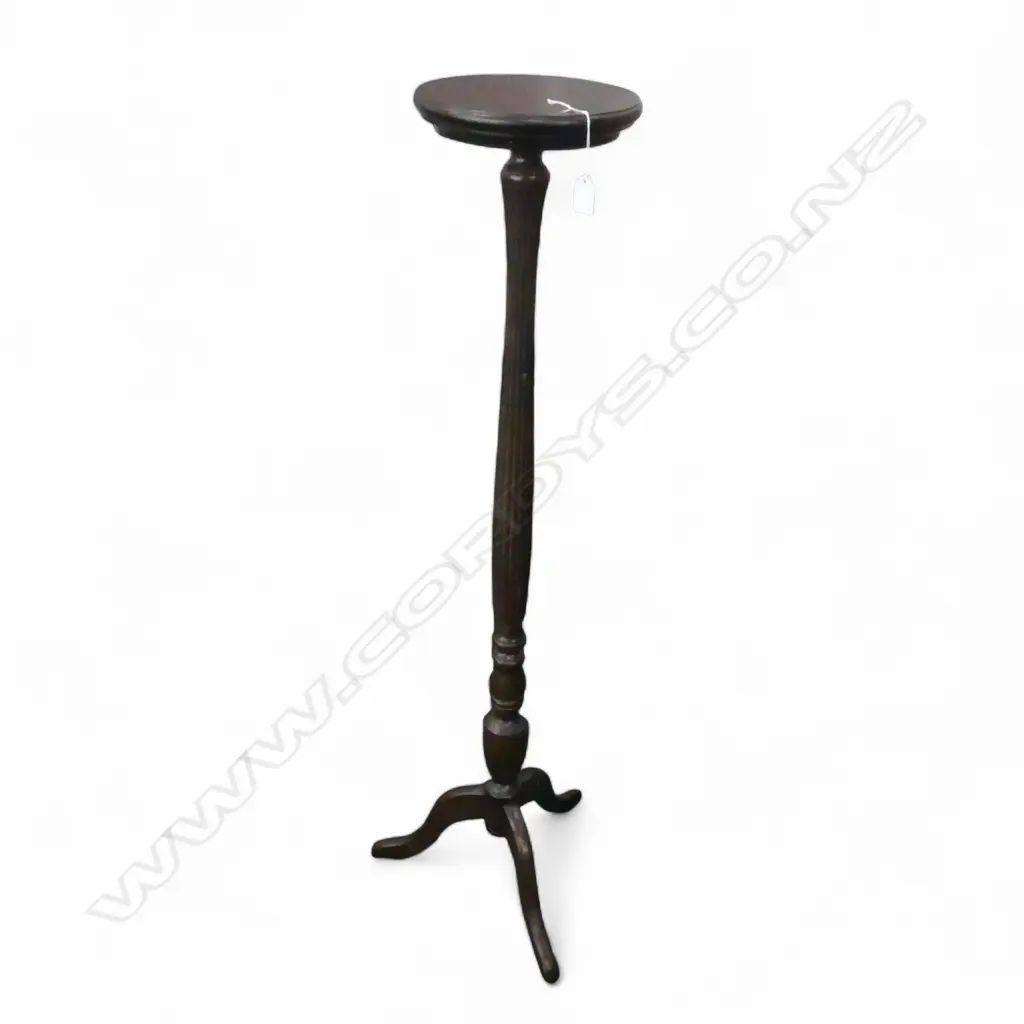 MAHOGANY PLANT STAND H.1195mm Image 1++