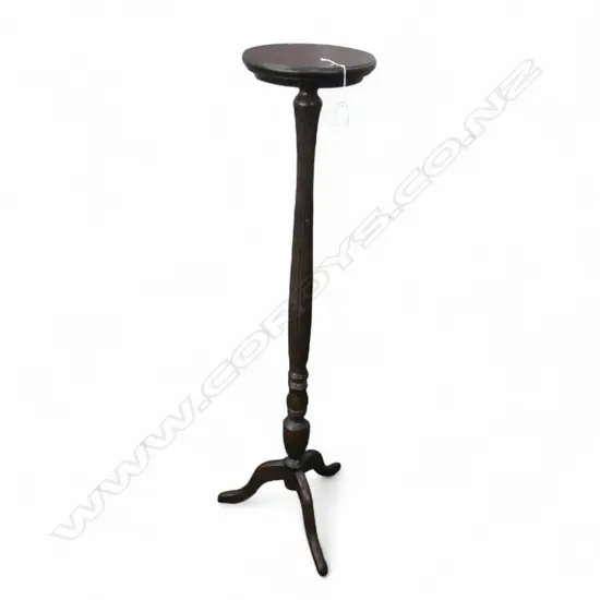 MAHOGANY PLANT STAND H.1195mm