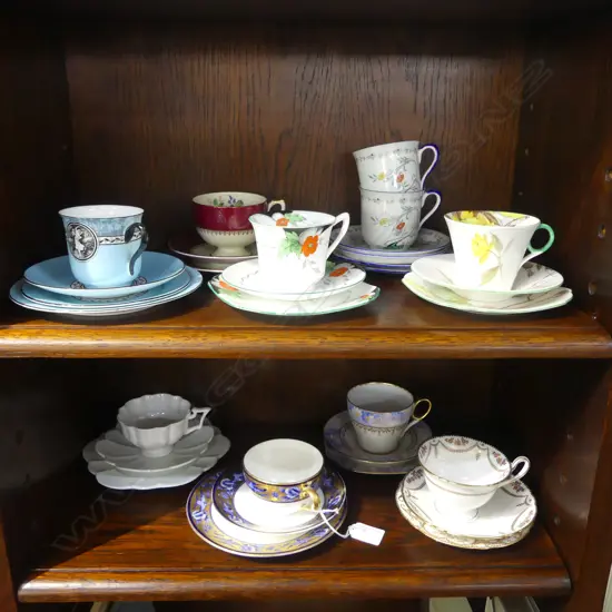 10 SHELLEY CHINA CSPS MIXED PATS