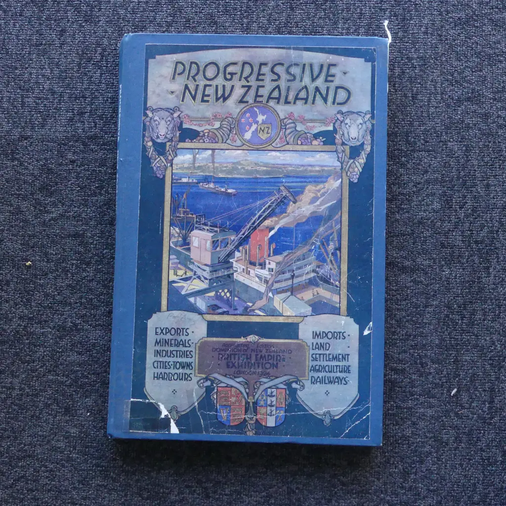 REBOUND BOOK; PROGRESSIVE NZ (1924) Image 1++