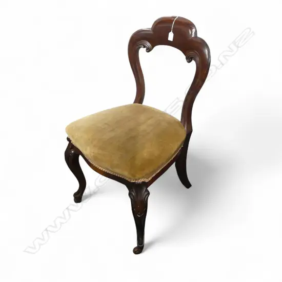 VICTORIAN MAHOGANY DINING CHAIR