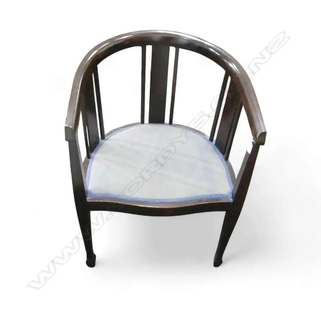 EDWARDIAN BOW BACK PARLOUR CHAIR Image 1++