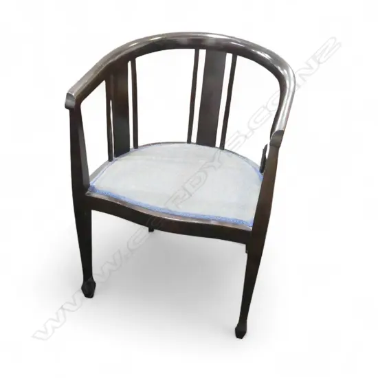 EDWARDIAN BOW BACK PARLOUR CHAIR