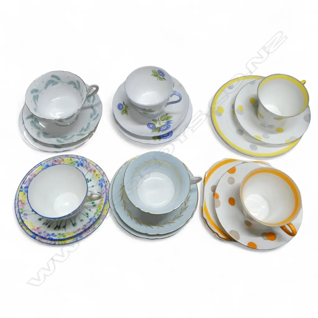 7 SHELLEY CHINA CSPS MIXED PATS Image 1++