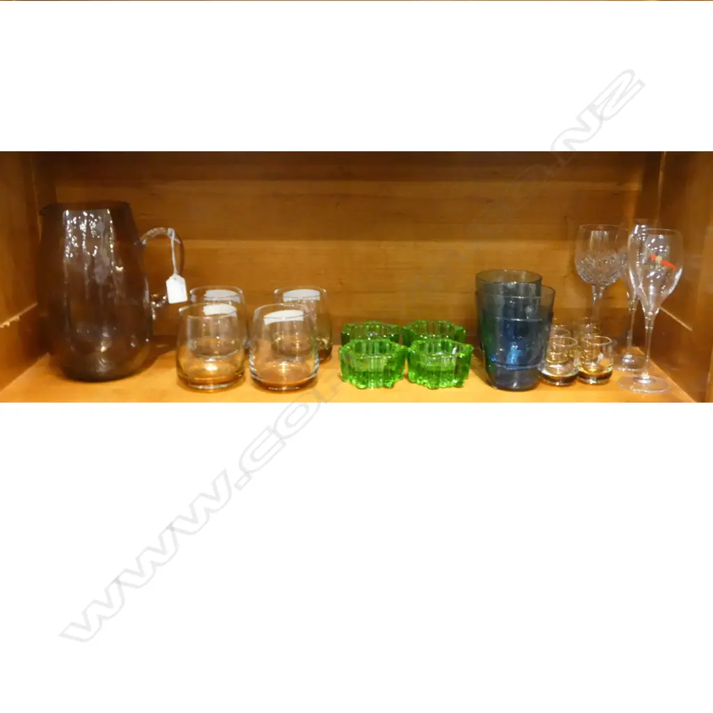 ASST. GLASSWARE; G.H. MUMM, PIANO STANDS, etc Image 1++