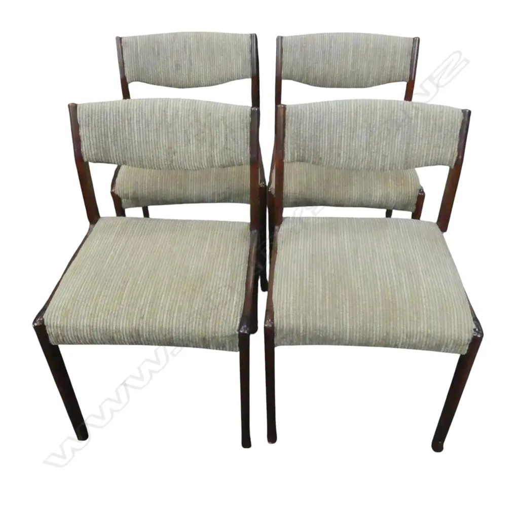 4 DANISH RETRO / MID CENTURY DINING CHAIRS Image 1++