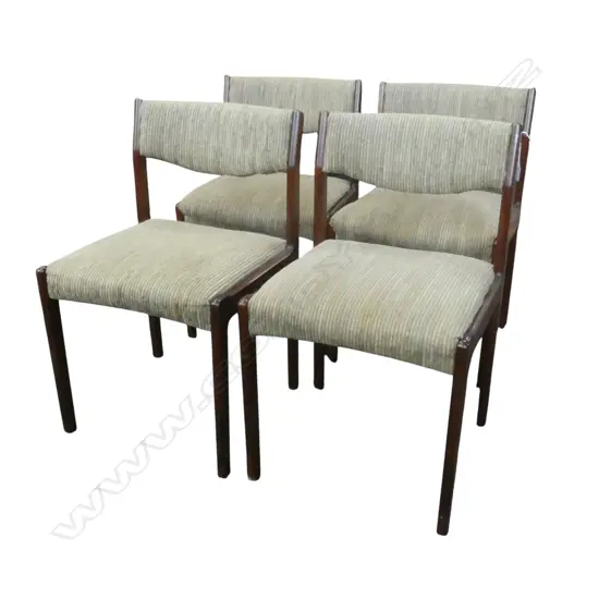 4 DANISH RETRO / MID CENTURY DINING CHAIRS