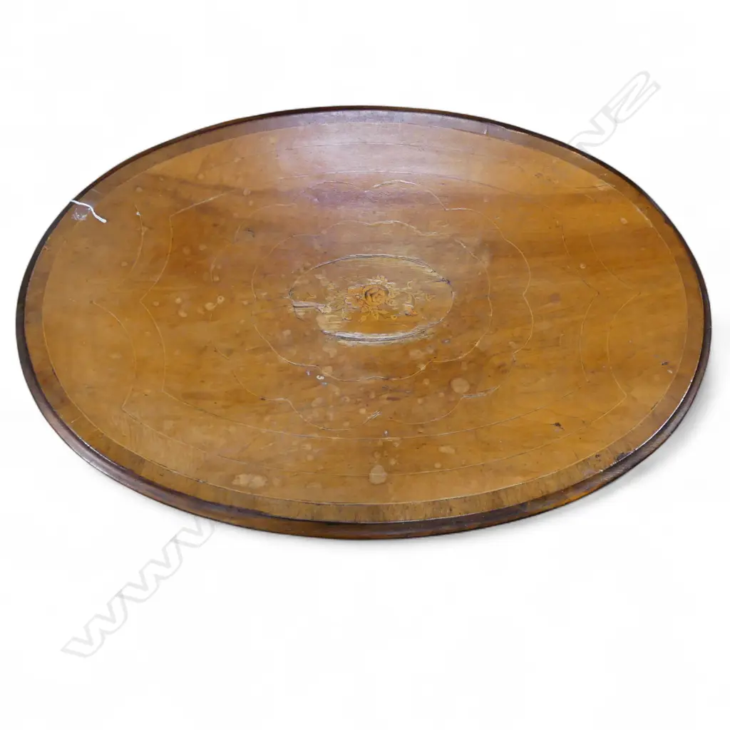 INLAID OCCASIONAL TABLE 900x600x700mm faults, old borer Image 1++