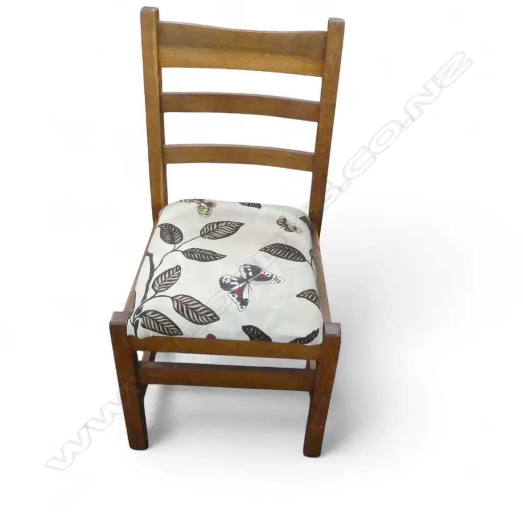 EARLY 20thC OAK DINING CHAIR Image 1++