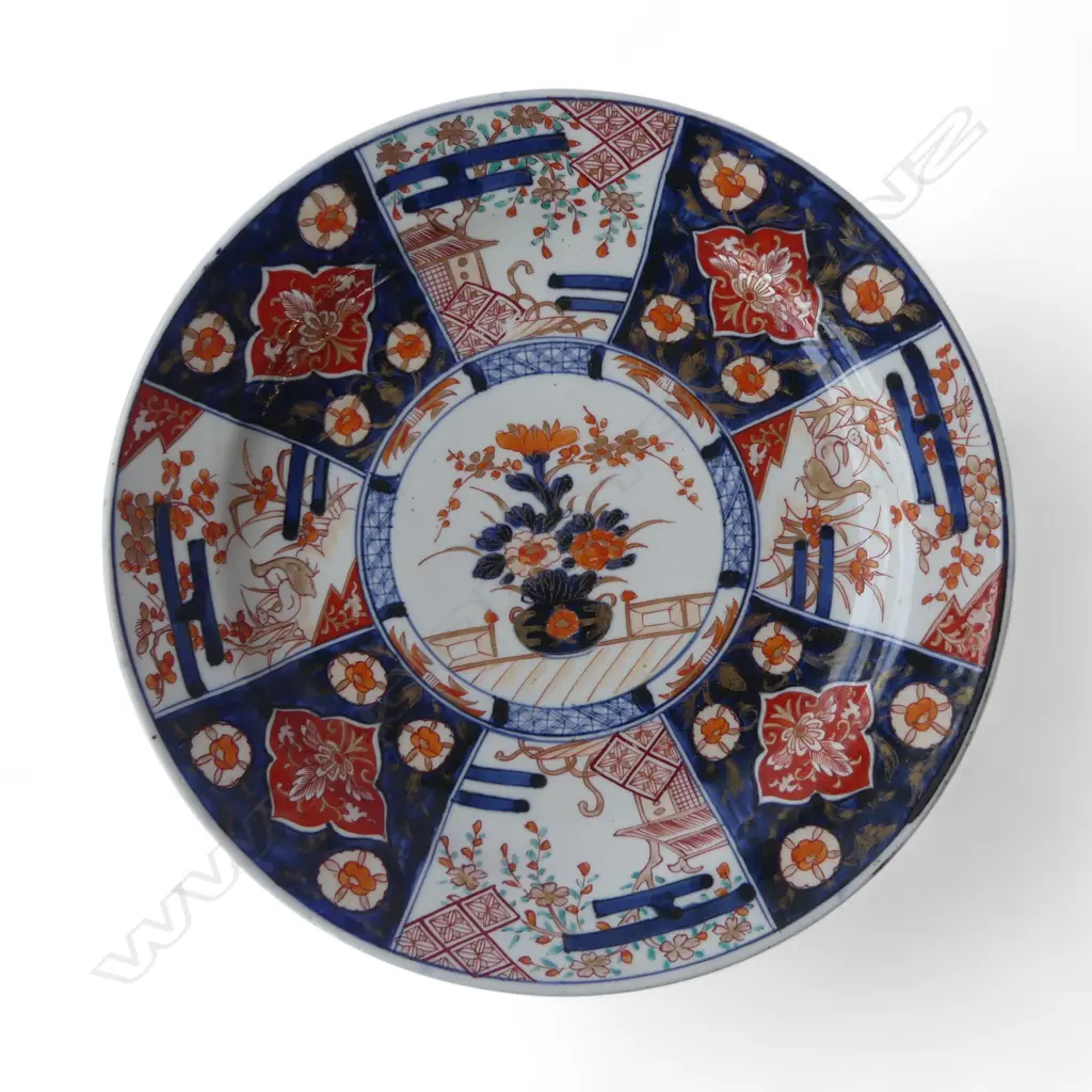 JAPANESE IMARI PLATE 310mm dia Image 1++