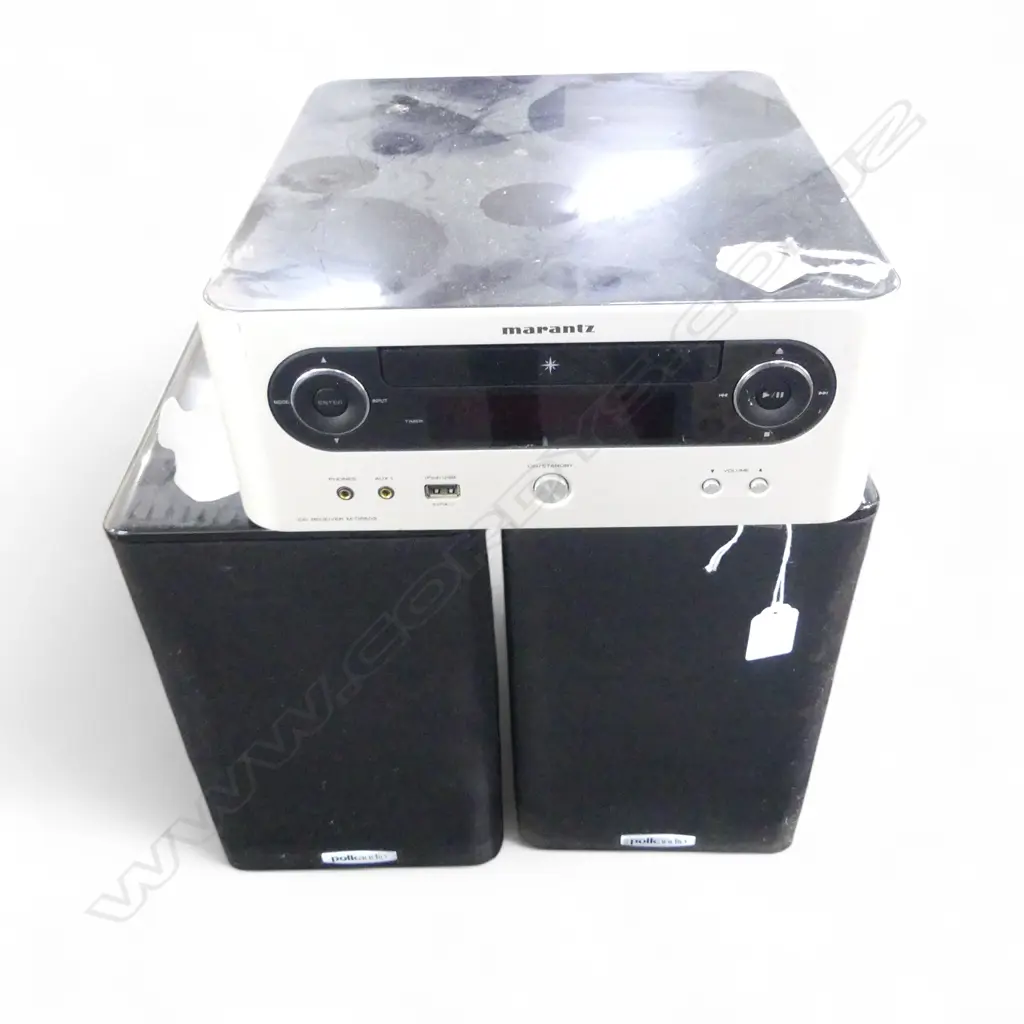 MARANTZ BRAND CD PLAYER & PR POLK AUDIO SPEAKERS (From the Estate of Tommy Doyle) Image 1++