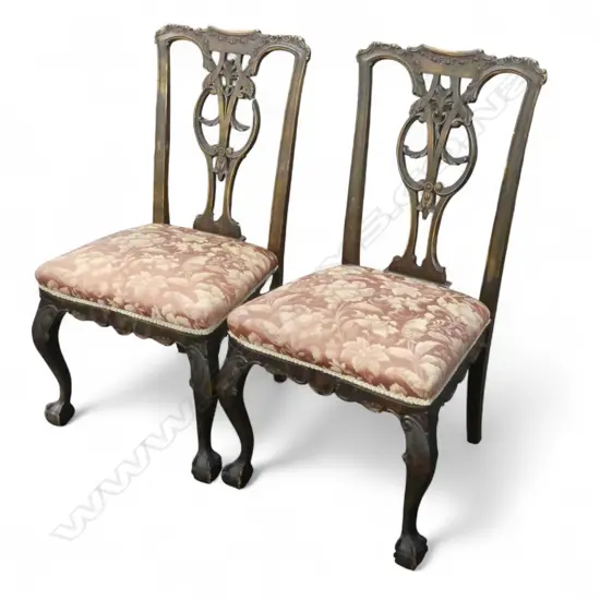 PR HEPPLEWHITE STYLE DINING CHAIRS
