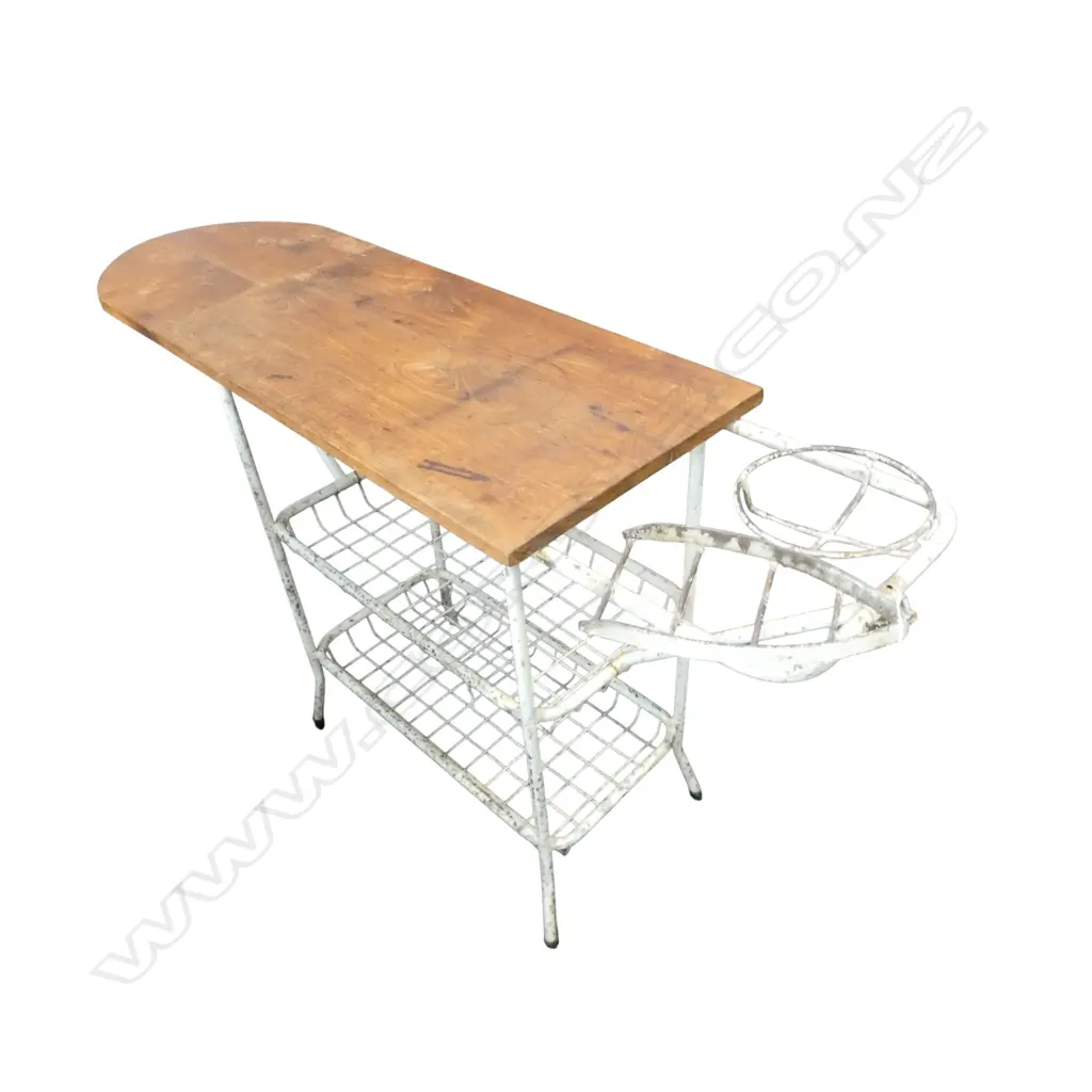 VINTAGE IRONING BOARD TABLE H.785mm Image 1++