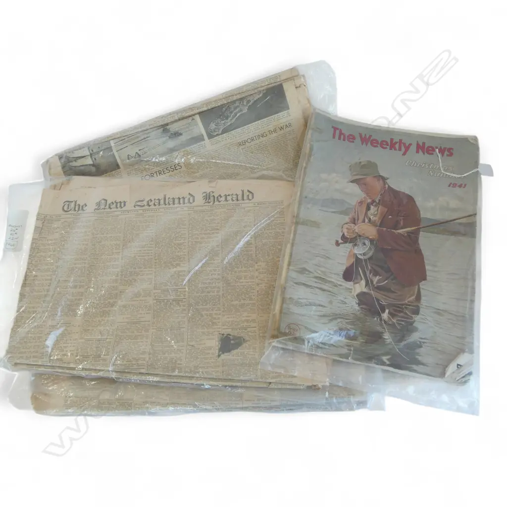 1940 NZ NEWSPAPERS + WEEKLY NEWS CHRISTMAS NUMBER 1941 Image 1++