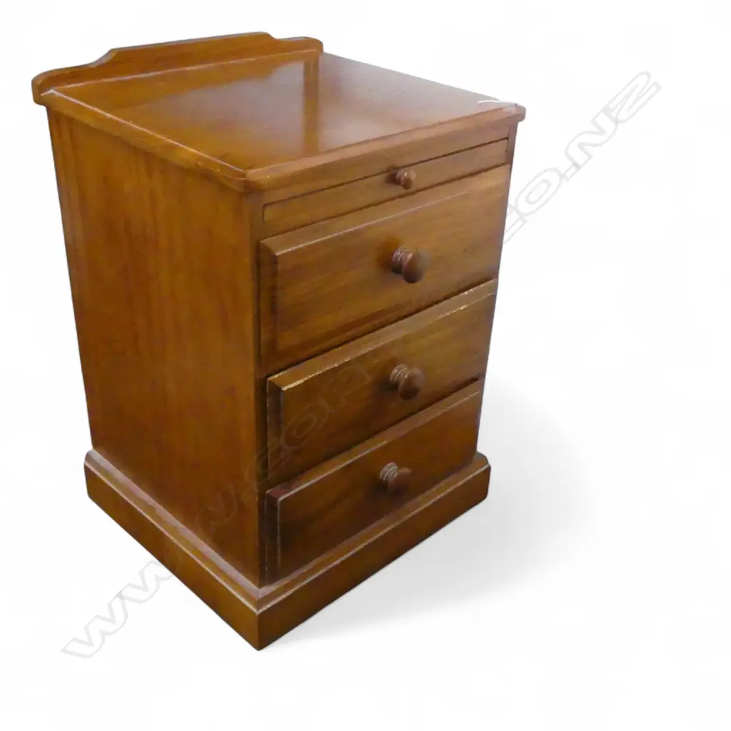 PINE BEDSIDE DRAWERS 450x410x635mm Image 1++