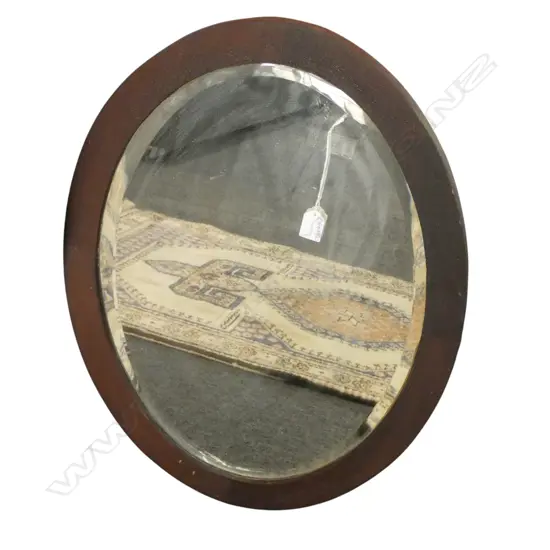 ANTIQUE OVAL MIRROR 625x480mm