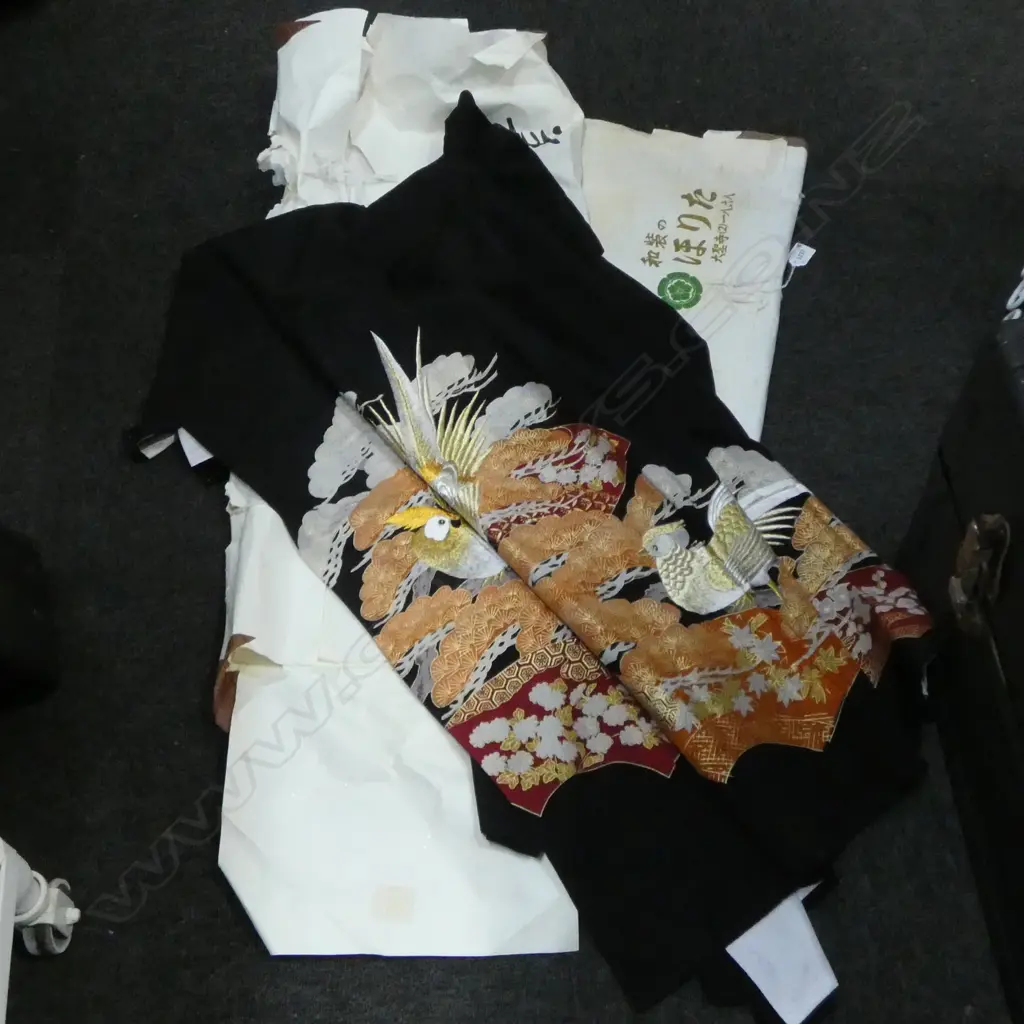 3 VINTAGE JAPANESE KIMONO IN ORIGINAL PACKAGING Image 1++