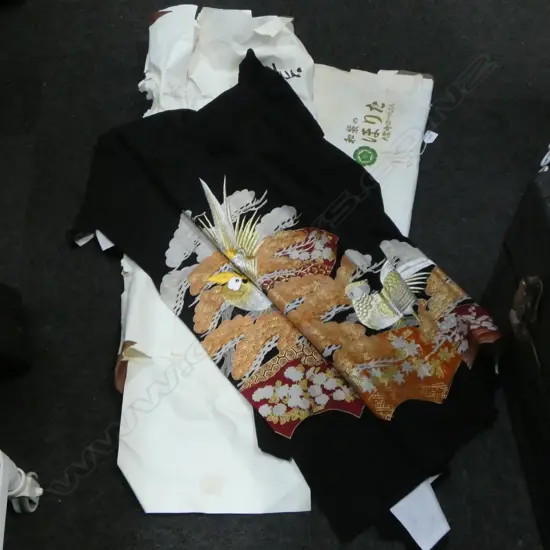 3 VINTAGE JAPANESE KIMONO IN ORIGINAL PACKAGING