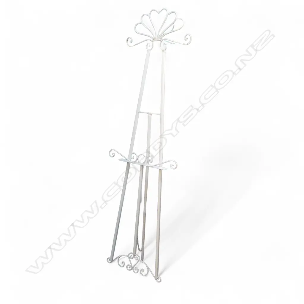 WHITE METAL EASEL H.1800mm Image 1++