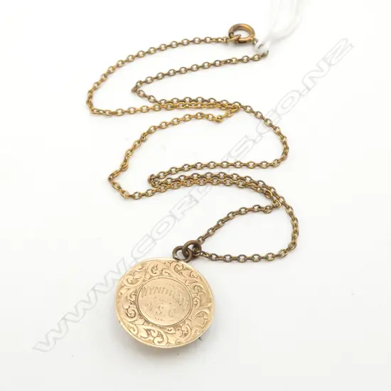 9CT GOLD WYNDHAM NZ SHOOTING MEDAL GOLD WIEGHT 2.8GRMS 