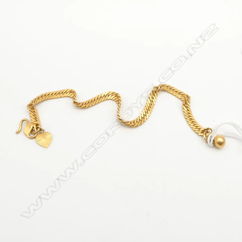 22ct GOLD BRACELET L.190mm 11.68gms Image 1++