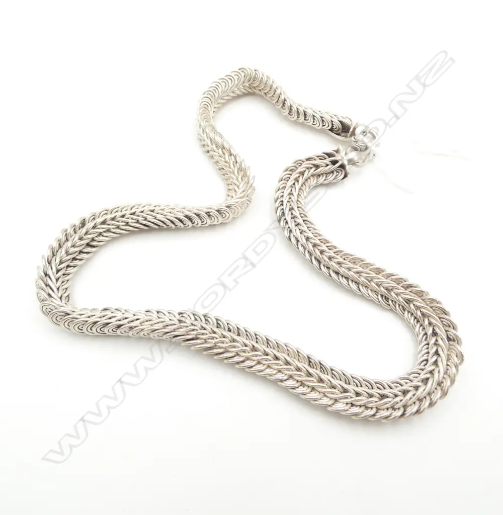 S/SILVER 104GMS EASTERN STYLE NECK CHAIN  Image 1++