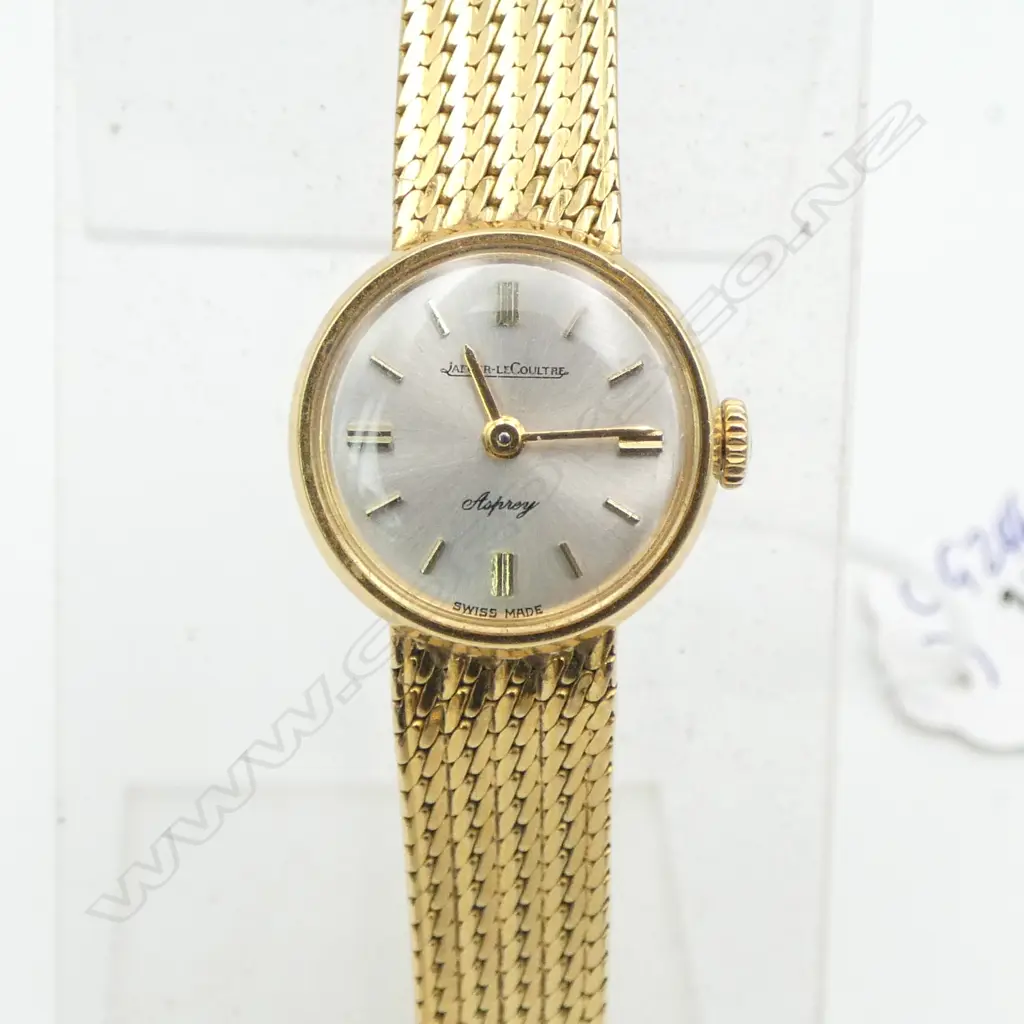 18ct GOLD JAEGER-LeCOULTRE 'ASPREY' LADIES WRISTWATCH 27gms Image 1++