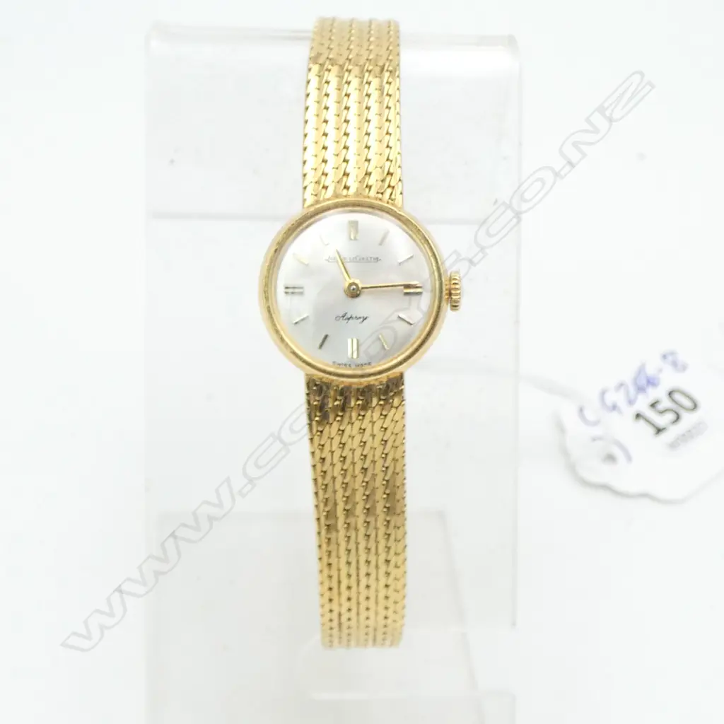 18ct GOLD JAEGER-LeCOULTRE 'ASPREY' LADIES WRISTWATCH 27gms Image 1++