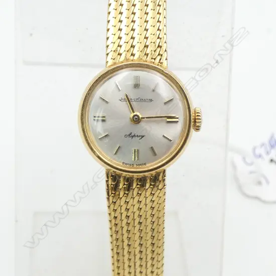 18ct GOLD JAEGER-LeCOULTRE 'ASPREY' LADIES WRISTWATCH 27gms