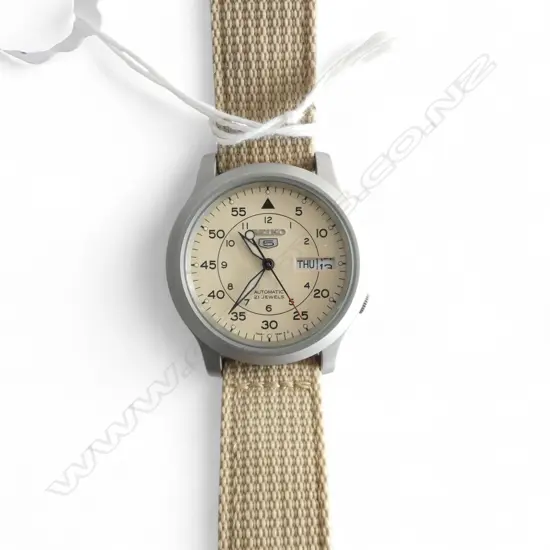 SEIKO 5 AUTO 21 JEWEL GENT'S WATCH running