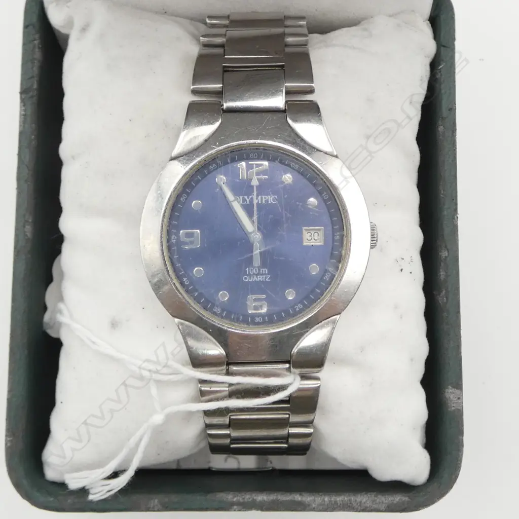 OLYMPIC 100M WRISTWATCH IN CASE Image 1++