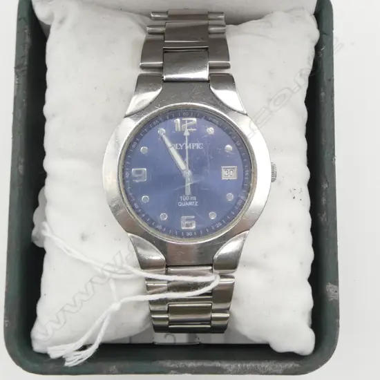 OLYMPIC 100M WRISTWATCH IN CASE