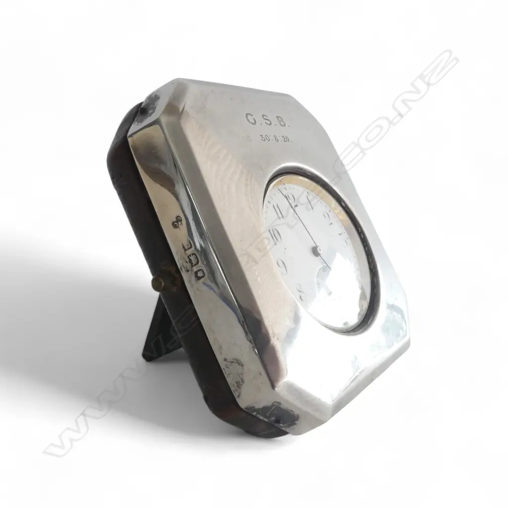 METAL POCKET WATCH GOING IN S/SILVER POCKETWATCH HOLDER H90MM Image 1++