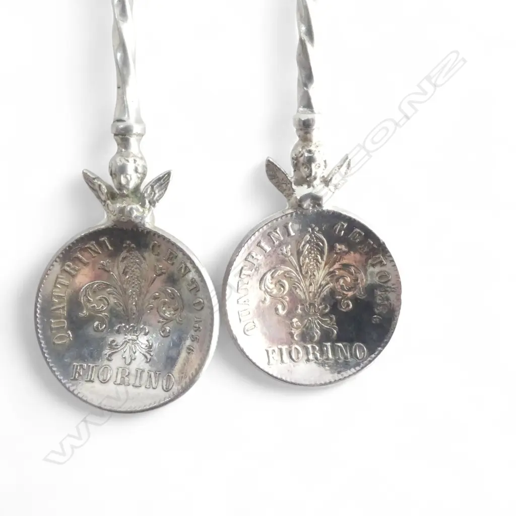 5 CONT SILVER SOV SPOONS 74GMS Image 1++