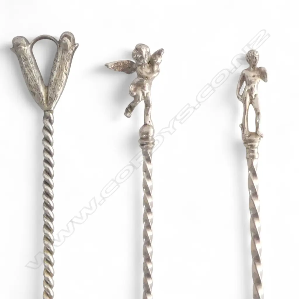 7 SILVER COIN SPOONS 114GMS Image 1++