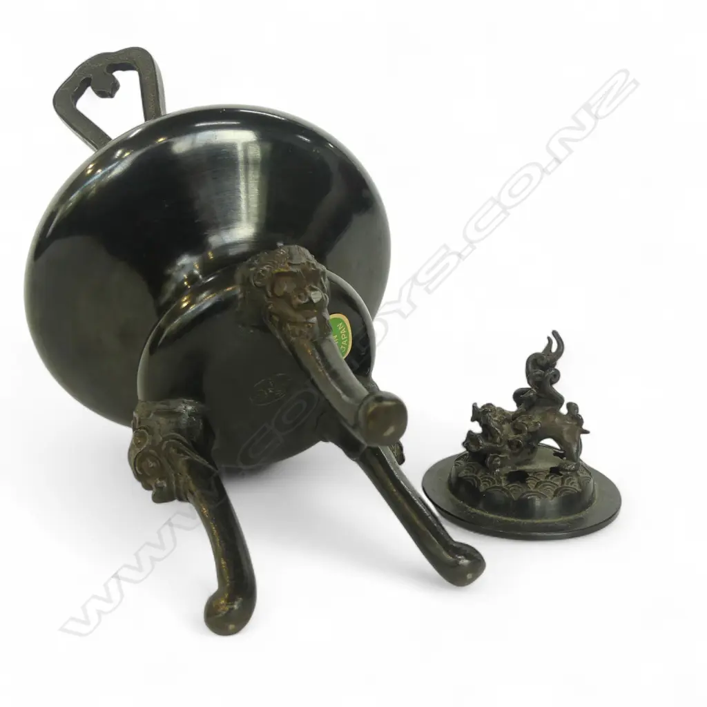 JAPANESE BRONZE CENSER H.195mm Image 1++