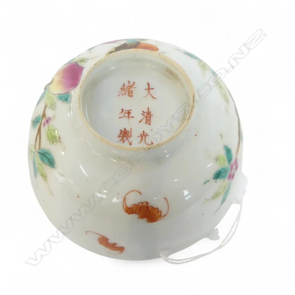 CHINESE DOUCAI BOWL, GUANGXU MARK, 120mm dia Image 1++