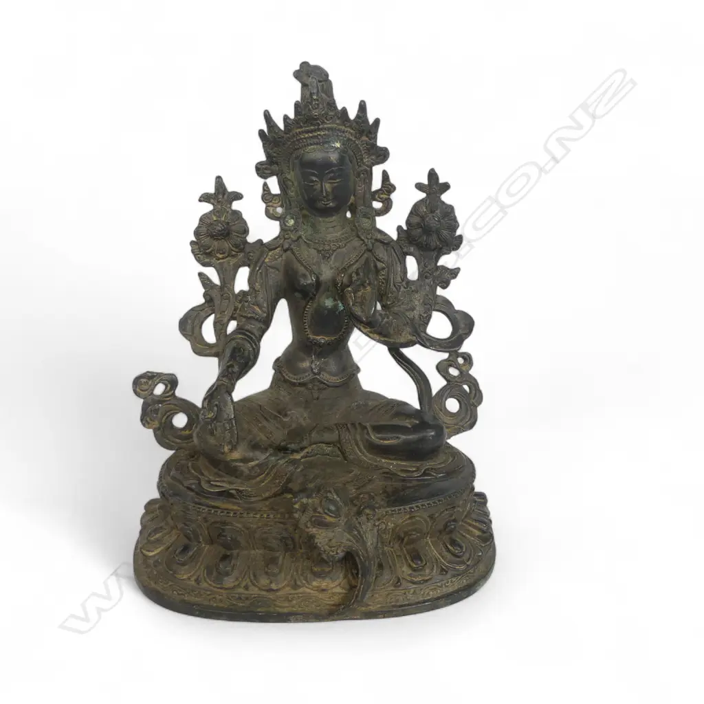 ORIENTAL BRONZE FIGURE H.210mm Image 1++