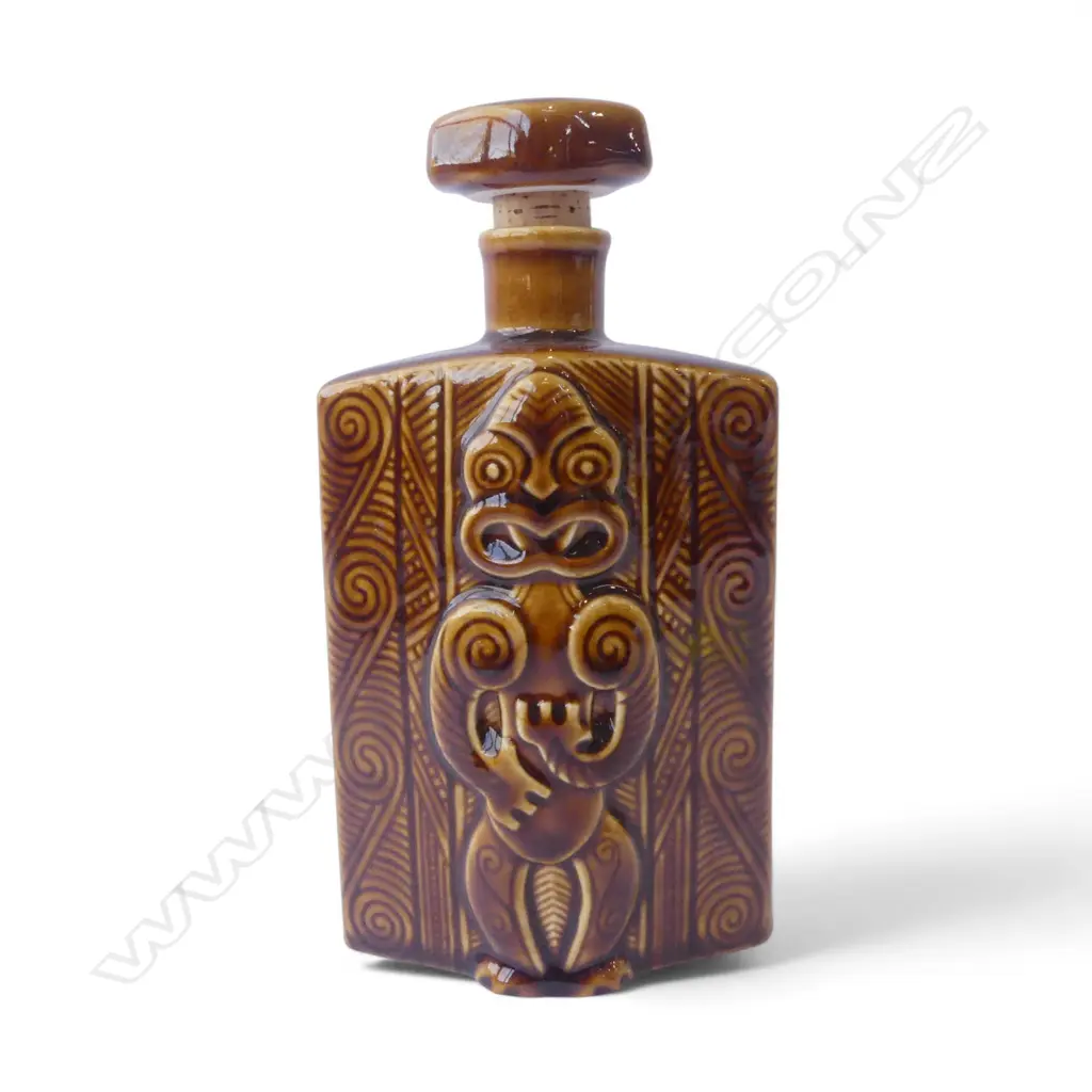 PARKER POTTERY for LINCOLN WINES TANGATA BOTTLE H.220mm Image 1++