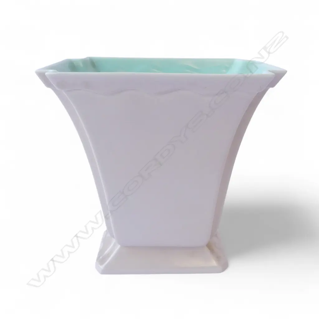 POOLE CHINA DECO SHAPED VASE H195MM Image 1++
