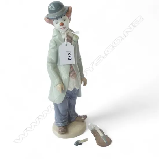 LLADRO FIGURE CLOWN H.230mm violin fault