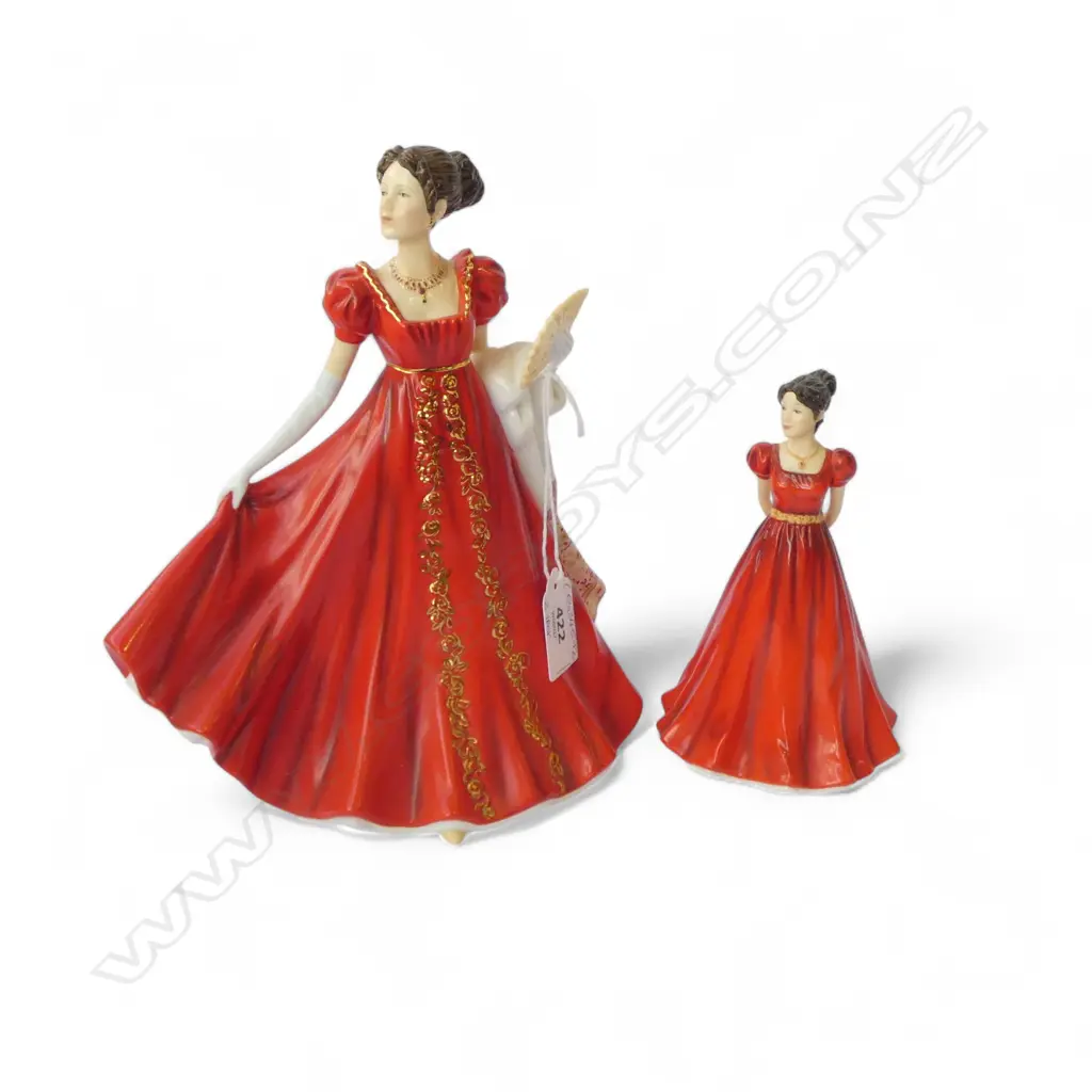 ROYAL DOULTON FIGURES ELEANOR & ELLIE H.220mm in box Image 1++