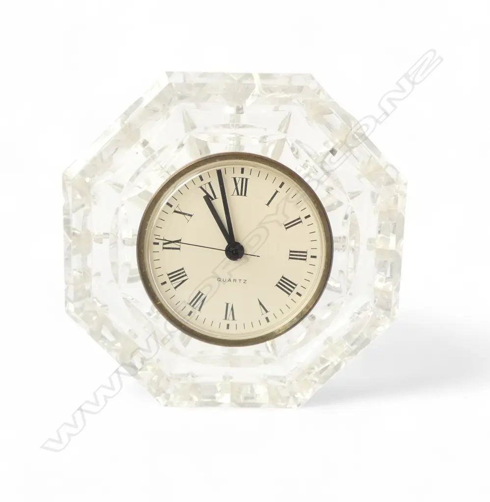 WATERFORD CRYSTAL CLOCK 125mm dia Image 1++