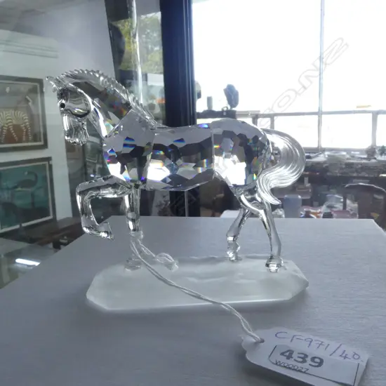 SWAROVSKI HORSE H.95mm + BOX